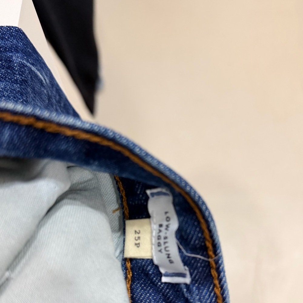 Madewell Low Slung Baggy jeans - Moffatt wash -Size 25 petite - Picture 4 of 7